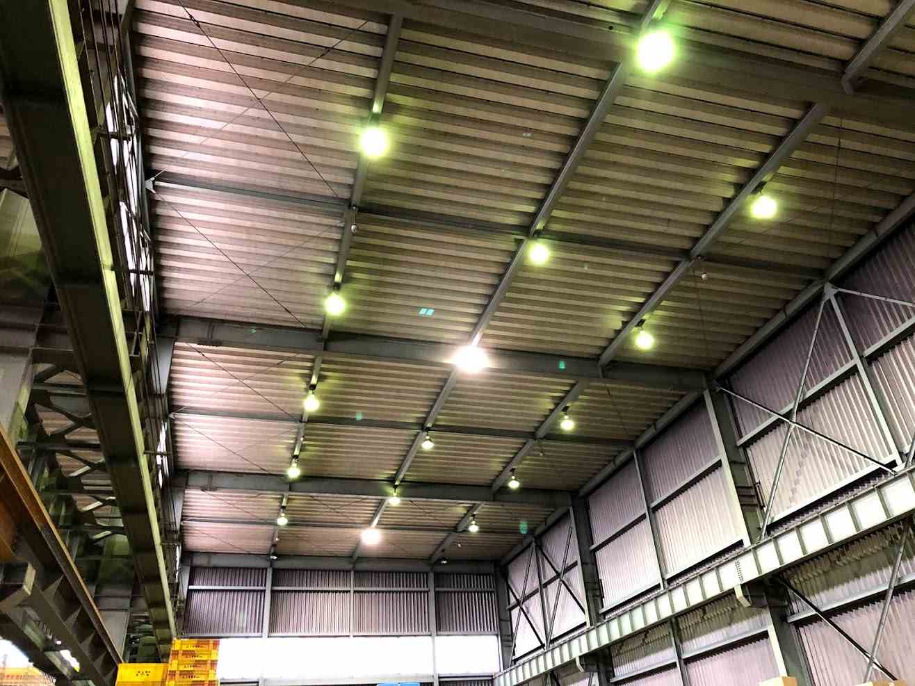 茨城県つくば市　倉庫内LED化工事