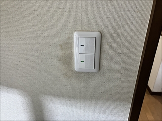 千葉県柏市 家庭用スイッチ・照明交換工事1