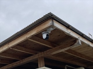 茨城県稲敷郡阿見町 家庭用防犯カメラ設置2台、LAN工事1