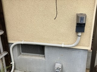 茨城県守谷市 EVコンセント設置工事1