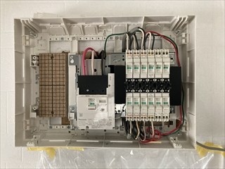 茨城県土浦市 アンテナ設置、単三切替、分電盤交換、専用回路増設工事9