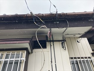 茨城県土浦市 アンテナ設置、単三切替、分電盤交換、専用回路増設工事3