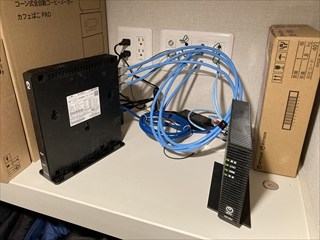千葉県流山市 家庭用LAN設置工事2