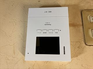 千葉県流山市 マンション用ドアホン交換工事4