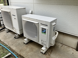 茨城県坂東市 天井カセット形業務用エアコン交換工事2