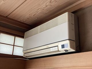 千葉県我孫子市 家庭用エアコン交換＋専用回路設置工事1