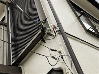茨城県取手市　単三切替・エアコン設置工事4