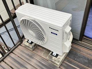 茨城県取手市　単三切替・エアコン設置工事2