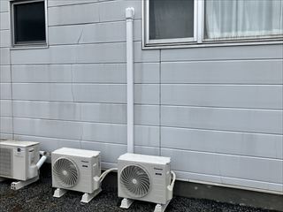 茨城県つくば市　オフィス用エアコン設置工事5