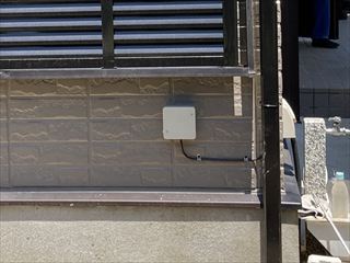 茨城県牛久市　家庭用平面アンテナ＋アンテナ端子増設工事4
