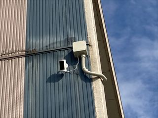 茨城県つくば市　防犯カメラ設置・電源敷設＋ボックス交換工事2