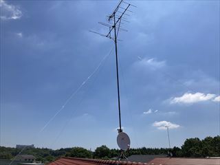 茨城県つくば市　アンテナ交換工事1