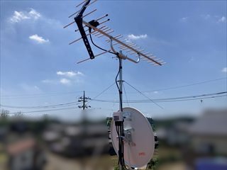 茨城県つくば市　アンテナ交換工事5