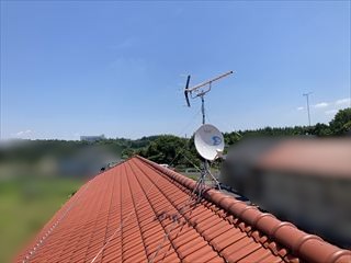 茨城県つくば市　アンテナ交換工事2