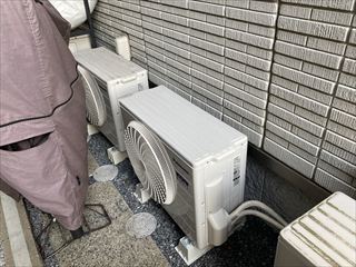 茨城県つくば市　家庭用エアコン設置工事3