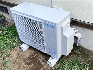 茨城県守谷市　家庭用エアコン交換工事3