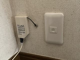 茨城県龍ケ崎市　家庭用LAN設置工事2
