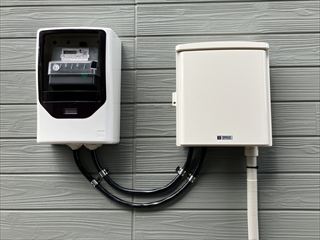 茨城県つくばみらい市　家庭用EVコンセント（電気自動車充電コンセント）設置工事2