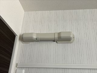 茨城県つくば市　家庭用エアコン交換（隠蔽配管）工事1