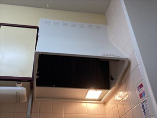 茨城県取手市　マンション用レンジフード交換1