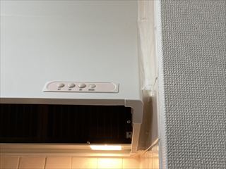 茨城県取手市　マンション用レンジフード交換3