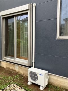 茨城県つくば市　家庭用エアコン・専用コンセント設置工事3