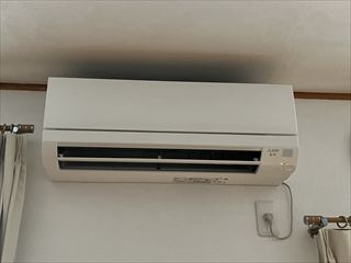 茨城県つくば市　家庭用エアコン・専用コンセント設置工事1