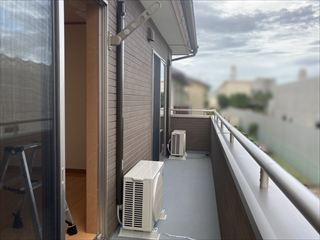茨城県土浦市　家庭用エアコン3台・アンテナ設置工事3