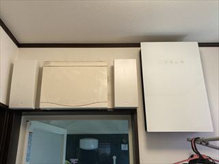 埼玉県越谷市　家庭用テスラパワーウォール設置工事4
