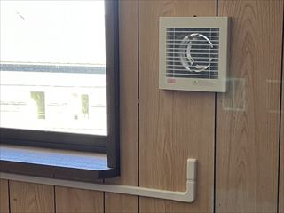 千葉県野田市　家庭用エアコン、換気扇設置工事3
