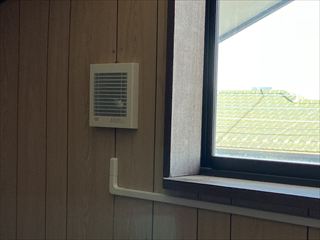 千葉県野田市　家庭用エアコン、換気扇設置工事4