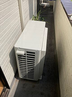 茨城県つくば市　家庭用エアコン交換工事