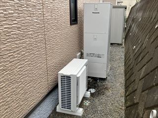 茨城県守谷市　家庭用エコキュート交換工事