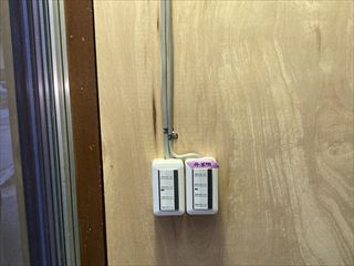 千葉県我孫子市 家庭用スイッチ+コンセント増設工事