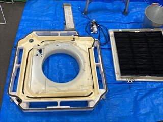 茨城県常総市　オフィス用空調洗浄