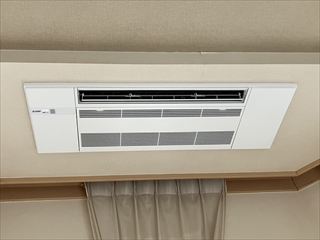 茨城県守谷市　家庭用天カセエアコン（天井カセット型エアコン）交換工事
