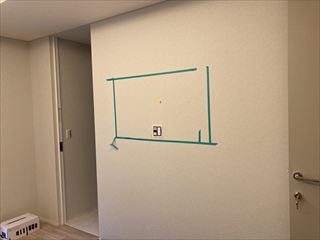 茨城県常総市 家庭用TV壁掛け工事