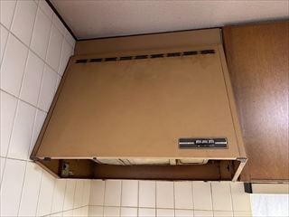 茨城県守谷市　家庭用レンジフード交換工事