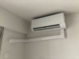 茨城県守谷市 マンション用エアコン設置工事