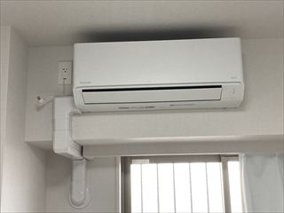 茨城県守谷市 マンション用エアコン設置工事