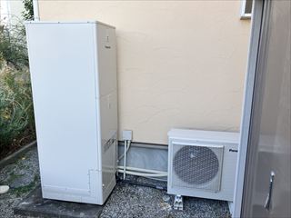 茨城県守谷市　家庭用エコキュート交換工事