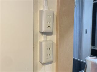 千葉県我孫子市 家庭用アースコンセント増設・コンセント交換工事
