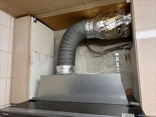 茨城県土浦市 マンション用トイレ換気扇・レンジフード交換工事