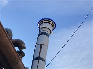 茨城県常総市　家庭用汲取り式換気扇交換工事