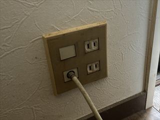 千葉県柏市　家庭用電源引換・コンセント交換工事