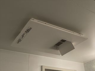 茨城県下妻市　家庭用浴室換気扇交換工事