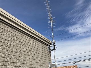 茨城県守谷市　家庭用アンテナ交換工事
