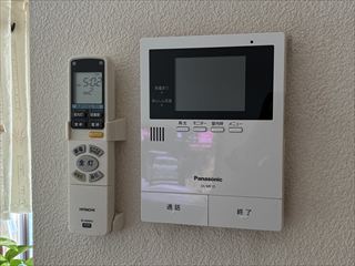 茨城県つくばみらい市　家庭用ドアホン交換工事