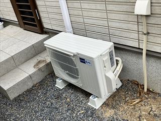茨城県つくばみらい市　家庭用エアコン交換工事