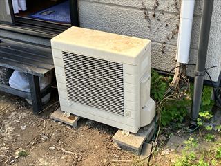 茨城県常総市　家庭用エアコン交換工事